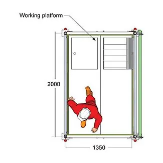 Top of the 4.3 m double-width tower build guide