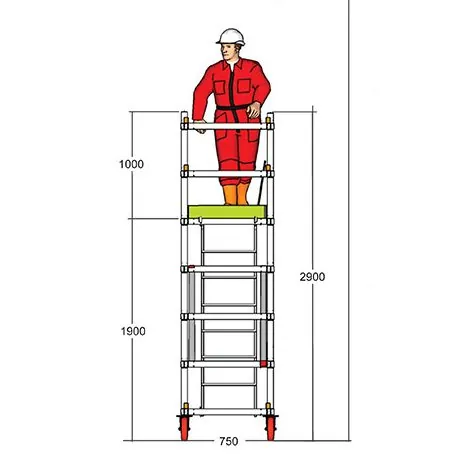 Front of the 3.9 m single-width tower build guide