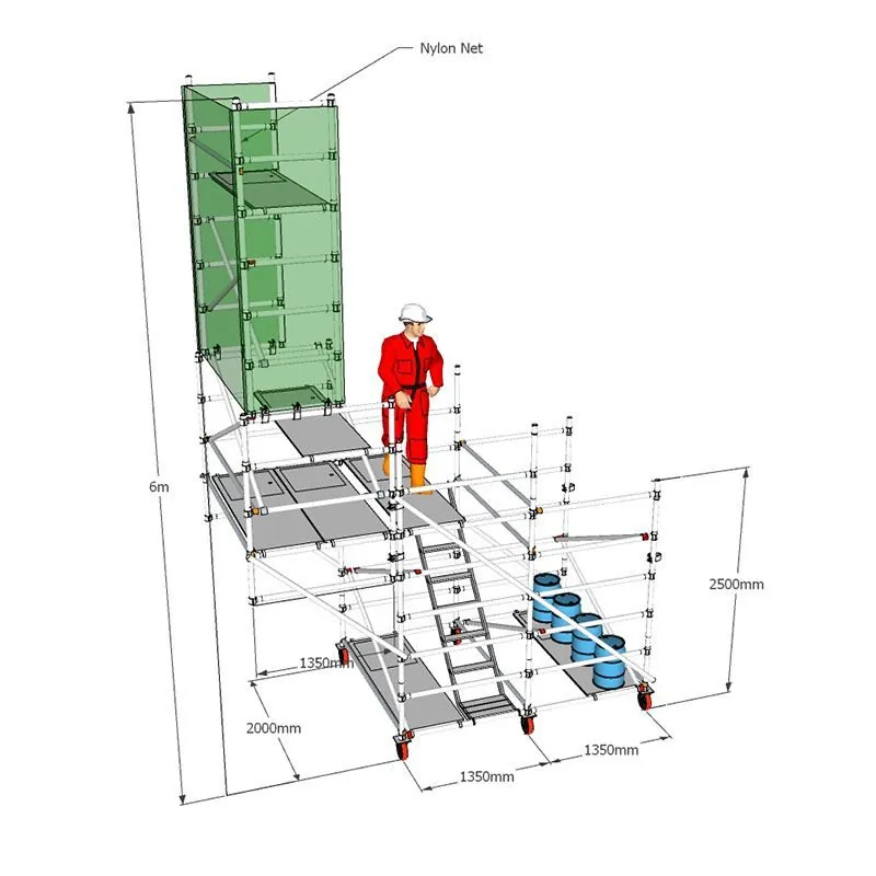 Design drawing of a 6 metre cantilever at Starling Mall