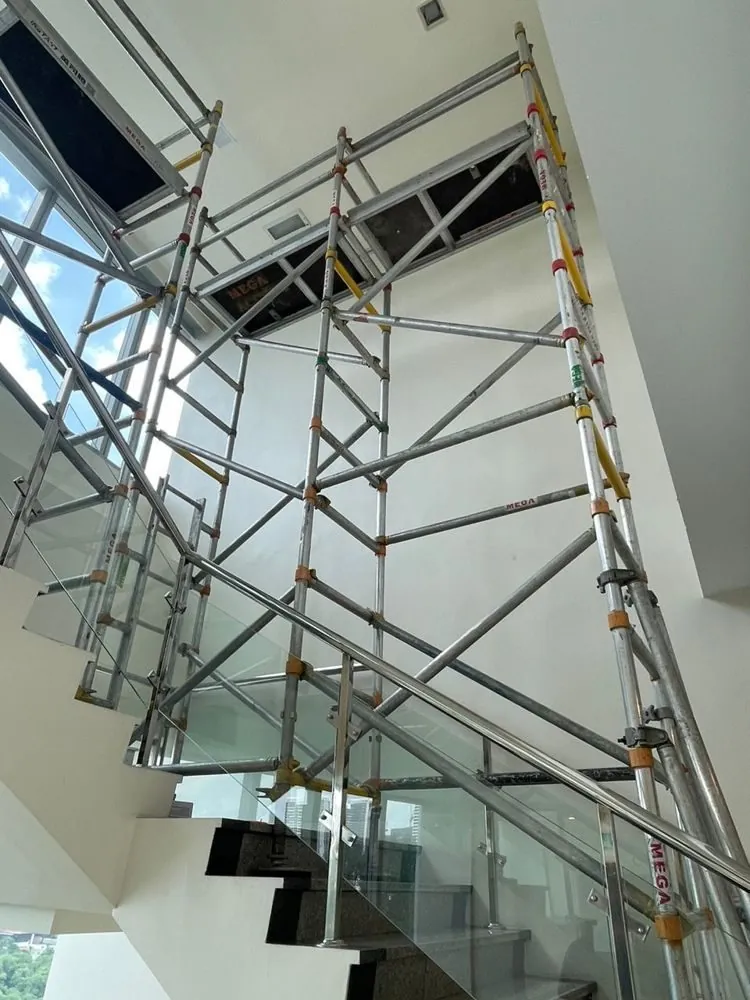 Towers stepped over a staircase at UEM KL Sentral