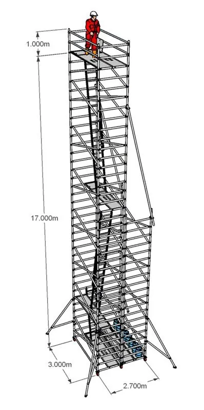 Design drawing of a 17 metre twin tower at Calvary Convention Centre